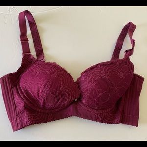 Sexy Purple Push-Up Bra